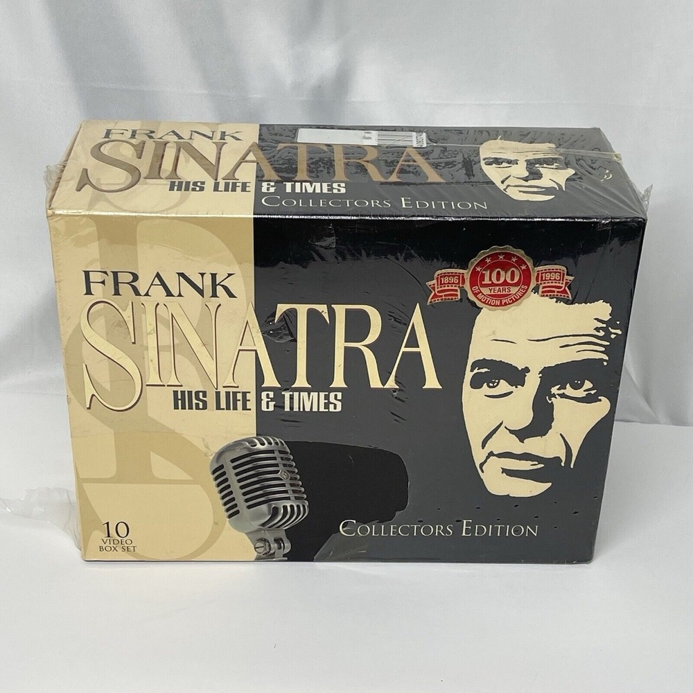 Vintage Frank Sinatra “His Life & Times” 10 VHS Collector’s Edition Set (opened)